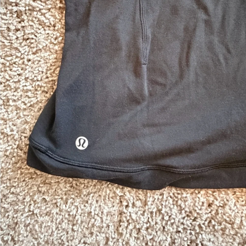 Lululemon Its Rulu Run Long Sleeve Hoodie womens size 6 in black